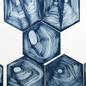 Pixelized turtle detail