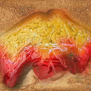 تفحاة في طبيعة صحرائية Apple nel paesaggio di SahraApple 