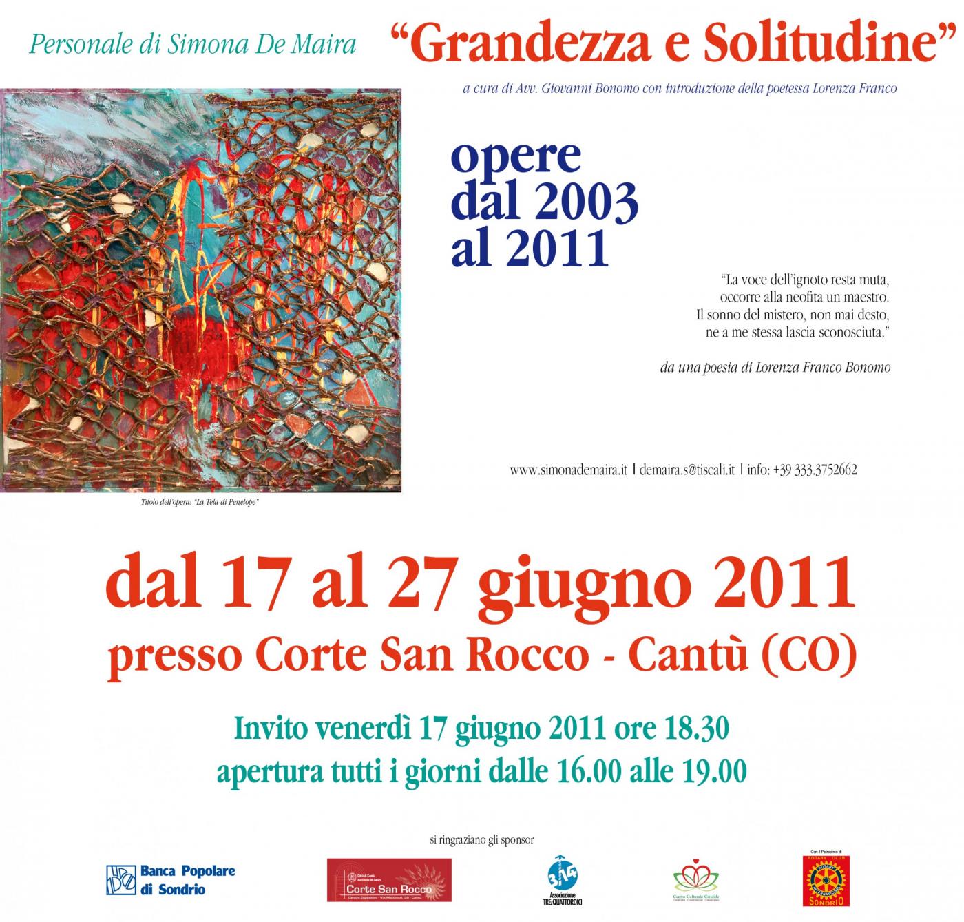 Personale di Simona De Maira