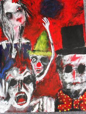 -Allegory of a story III-Acryl auf Karton,70 x 50 cm