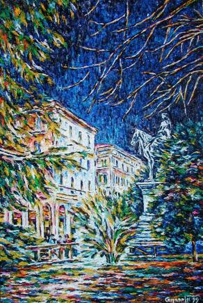 Bologna : Via Indipendenza di notte