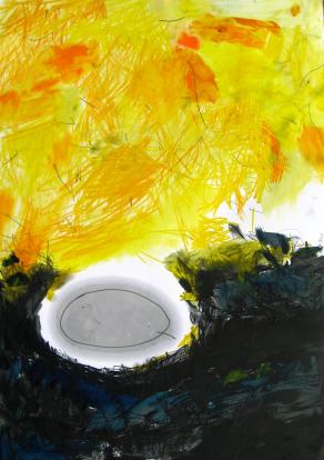 così abbiamo dormito , non so quante  estati nella luce; e non so ancora In quali spazi i nostri occ