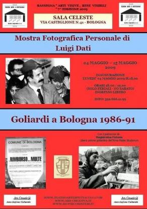 Locandina Mostra Luigi Dati Sala Celeste Bologna Locandina Mostra Luigi Dati Sala Celeste Bologna