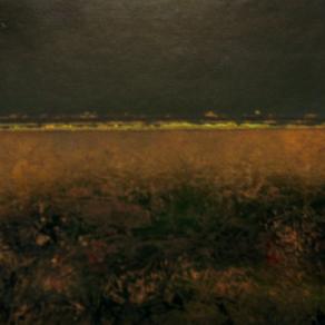 Campagna all'imbrunire.