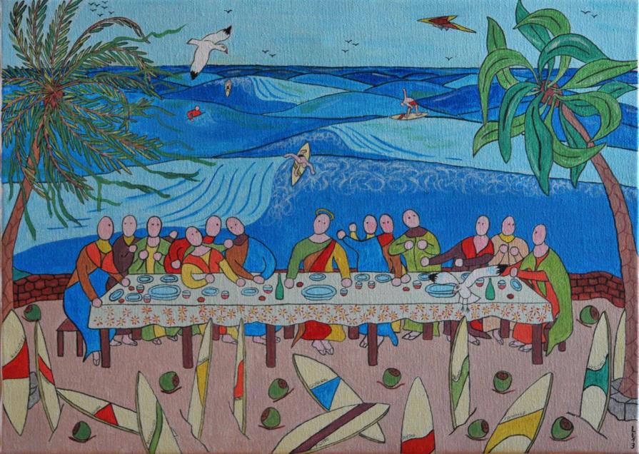 ultima cena alle hawaii