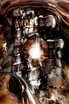 usa la chiave della conoscenza per andare oltre il muro del ignoranza.