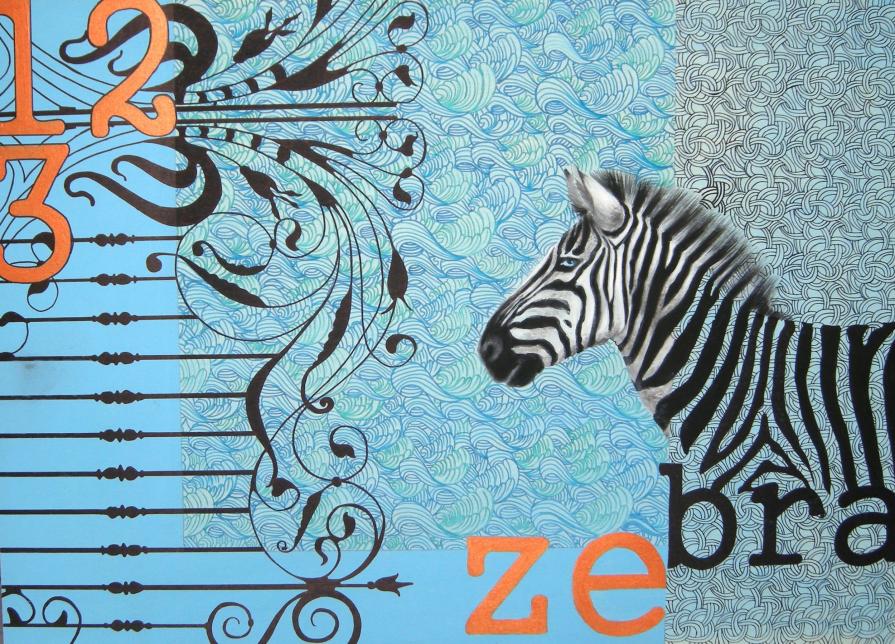 1, 2, 3 zebra