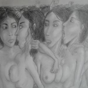 Piccolette lottanti - Al Concorso: Chi esce per prima? (particolare)