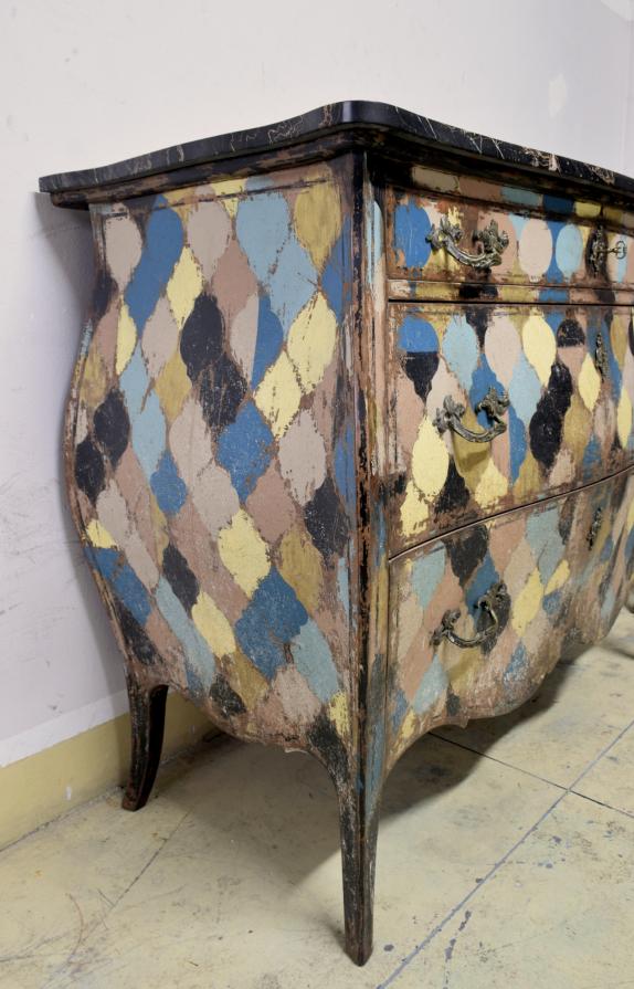 GLIARLECCHINO-collezione di mobili dipinti