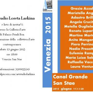 ART VENEZIA 2015, Mostra “ Artificio di colori” ART VENEZIA 2015, Mostra “ Artificio di colori”