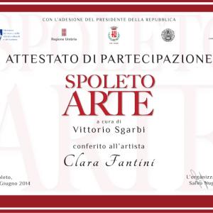 SPOLETO ARTS curated by  Vittorio Sgarbi