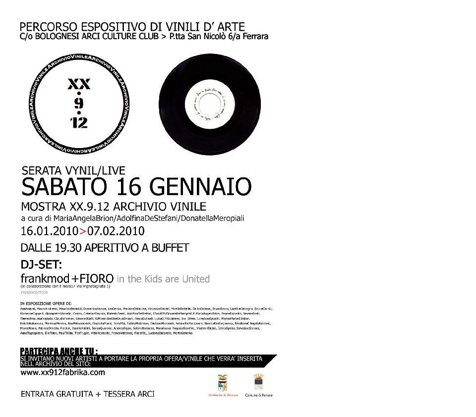 Percorso Espositivo di Vinili d'Arte