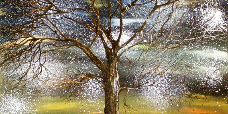 Il mio dipinto “L’albero della saggezza”, pubblicato su “Appunti di vita”