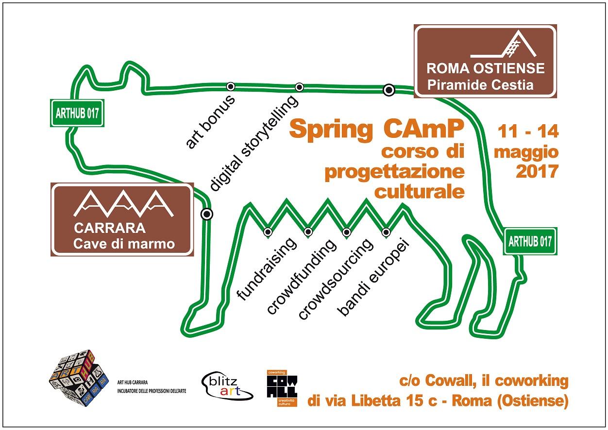 Spring CAmP - corso di progettazione culturale, Roma 11-14 maggio 2017