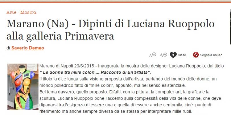 La donna tra mille colori....racconto di un artista La donna tra mille colori....racconto di un artista