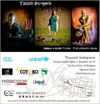 Presentazione Calendario tassisti bolognesi fotografie di Abramo Trestini