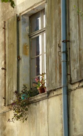 Fenêtre fleurie à Céret