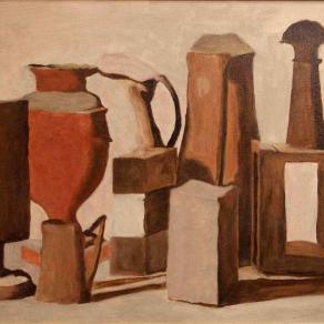 Composizione di bottiglie ( Giorgio Morandi )