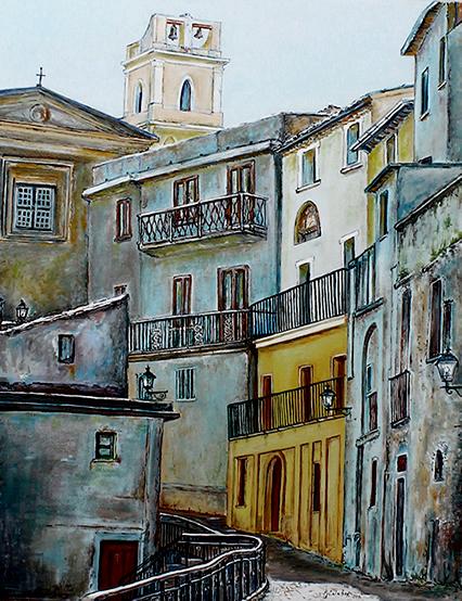 Scorcio di Guardia Piemontese Paese Scorcio di Guardia Piemontese Paese