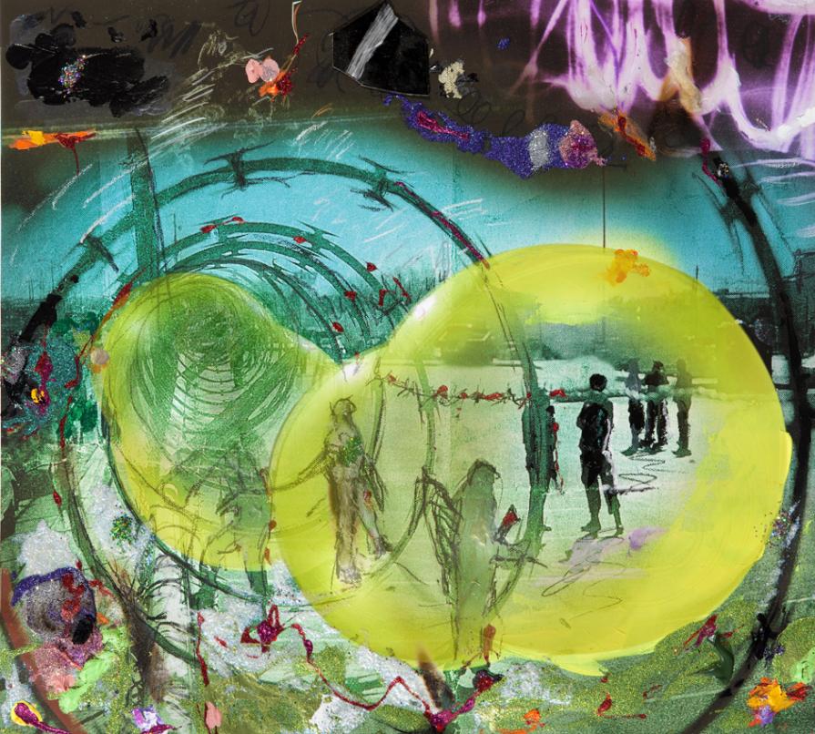 Borders , worlds and  the bubble universe