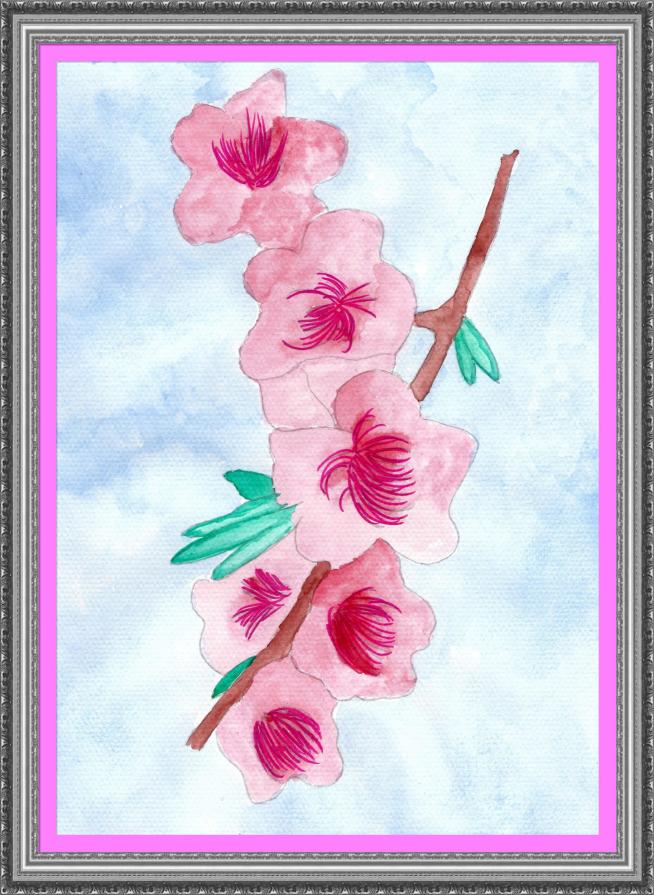 PER OGNI PETALO DI RAMO DI PESCO FIORITO UN AUGURIO SINCERO DI LUCE E SERENITA'...!!!