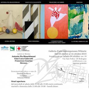 Mostra personale di A. P. Bianchimani, F. Guariso, G.L. Galavotti, Sirenes