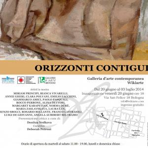 Mostra Orizzonti contigui in collaborazione con la Galleria Mentana