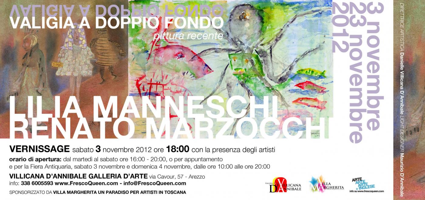 DOUBLE BOTTOMED SUITCASE - LILIA MANNESCHI & RENATO MARZOCCHI