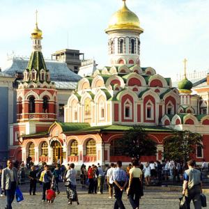 Russia. Faded images