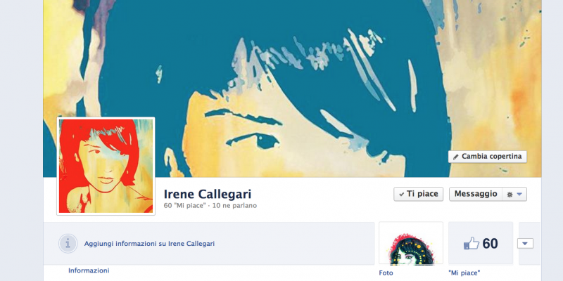 https://www.facebook.com/pages/Irene-Callegari/137058529745899 https://www.facebook.com/pages/Irene-Callegari/137058529745899
