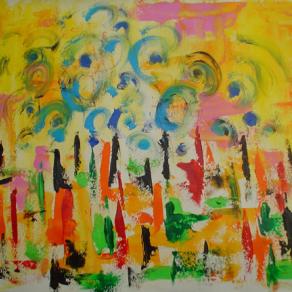 tramonto con nebbia a Venezia