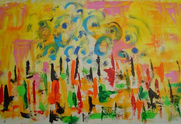 tramonto con nebbia a Venezia