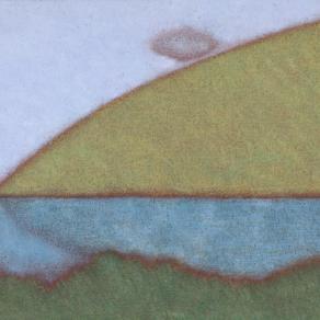 Guido Morelli, 'Collina con piccolo temporale'