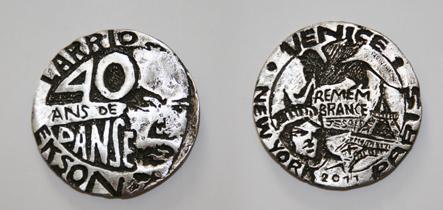 Medaglia celebrativa Larrio Ekson