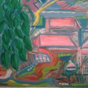 " Sunset in the garden " Tramonto