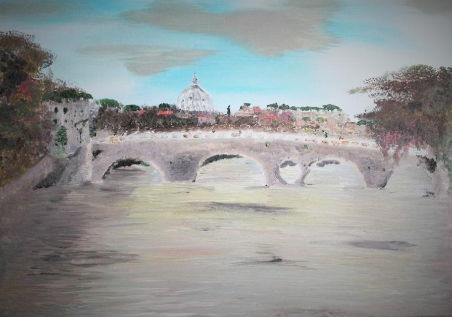 Ponte Sisto aspettando la piena