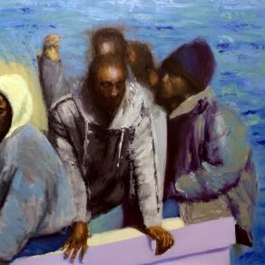 "Non fu il mare a raccoglierci  Noi raccogliemmo il mare a braccia aperte. "