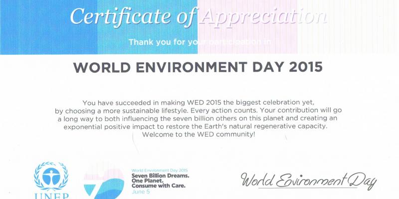 Felice Giornata Mondiale dell’Ambiente!