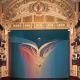 Phoenix - the curtain in the State Theater in Kosice, Slovakia, tapestry