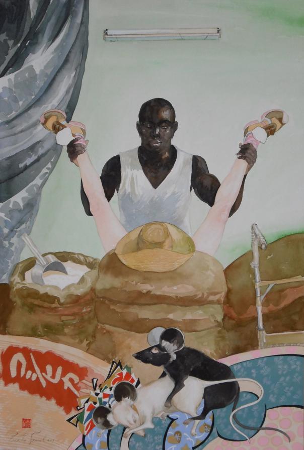 The Black Man does not care about who is Hokusai The Black Man does not care about who is Hokusai