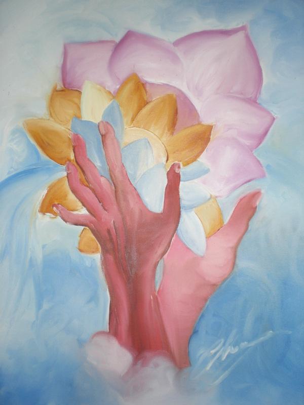 la vita sboccia sul palmo delle mani la vita sboccia sul palmo delle mani