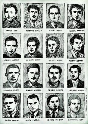 Bozzetto per la mostra MARCINELLE262