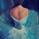 Ballerina in blu