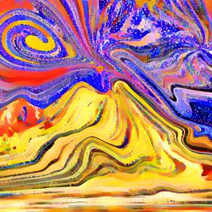 Il mio Vesuvio in stile Hokusai Il mio Vesuvio in stile Hokusai