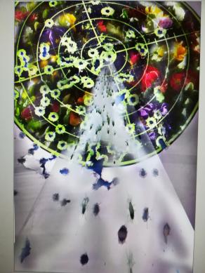 Non sparare al mondo pieno di colori. 