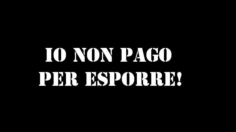 Io non pago per esporre !!!!!