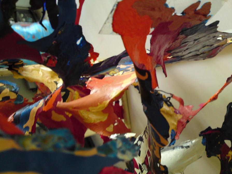 PAINTING WITHOUT SUPPORT three-dimensional 1 ( DETAIL ) 