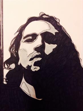 Volto Tra il bianco e il nero