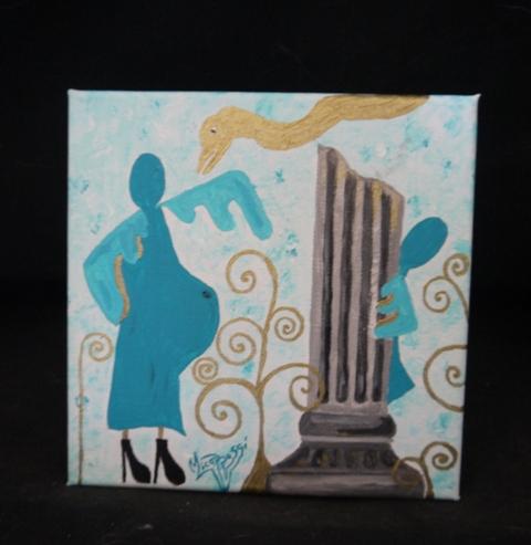 Quadrittico - Serie "Angel" 3 colonna Quadrittico - Serie "Angel" 3 colonna