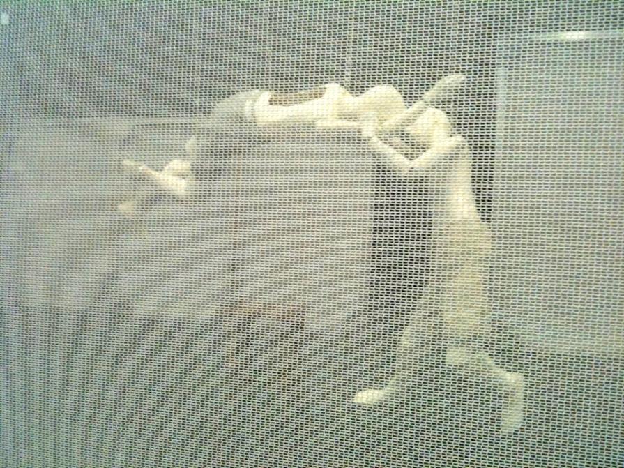 Urban marionnette/8 Puppets string and bunraku type, size human. Resin.